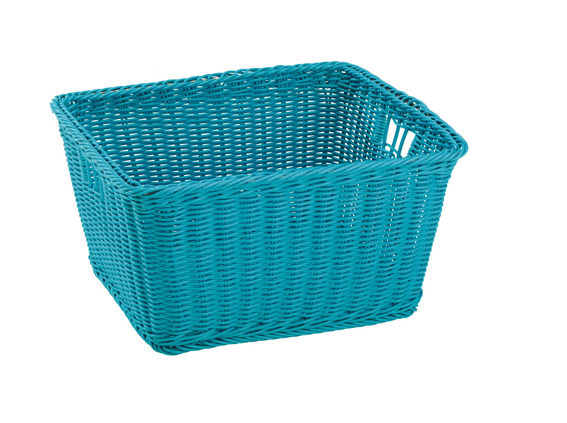 Panier Joy en osier synthétique haut de gamme King Home C1567098/D bleu azur