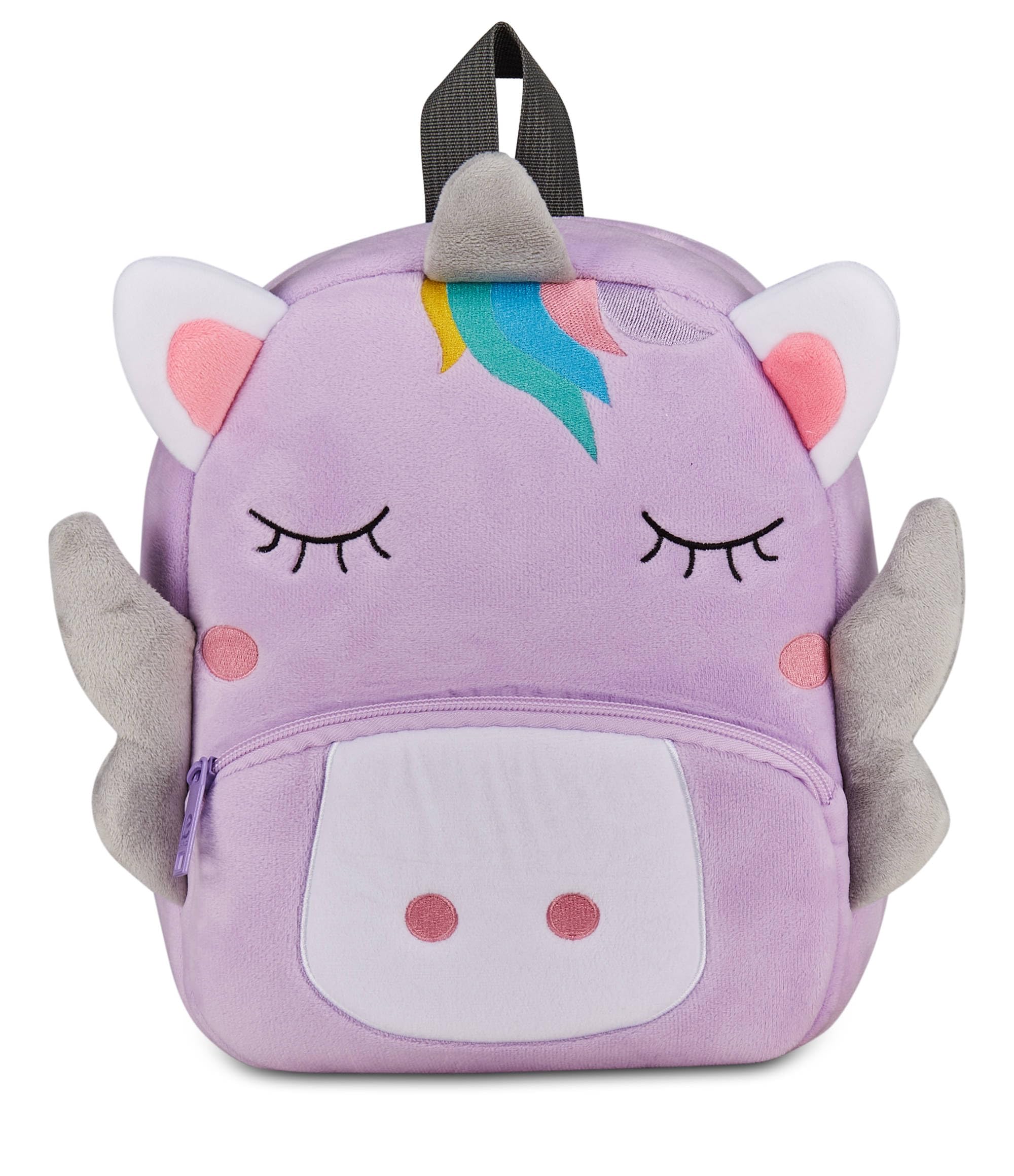 SJ GANG STYLE JAM GANG Children's Nursery Backpack, Unircono, Lilac, Front Pocket, Girls' Backpack, Nursery School, lilac, Taglia unica, modern
