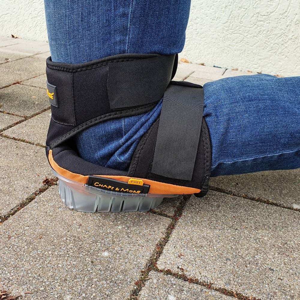 Rodillera antideslizante para trabajar con problemas de rodilla, Almohadilla cuádruple, Soporte ortopédico a través de la almohadilla lisa + incrustación de gel suave de la rodilla sin constricción
