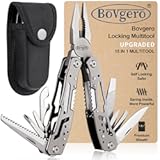 Self Locking Multitool Plier&comma; 15 in 1 Handmade Multi Tool Plier with Nylon Sheath&comma; Spring Inside Multi-tool&comma; Birthday Christmas Father&apos;s Day Gift for Men Women Him Her Husband Boyfriend