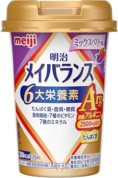Meibalance Mini Cup Arg Mixed Berry Flavor 125ml x 12 Pack Meiji