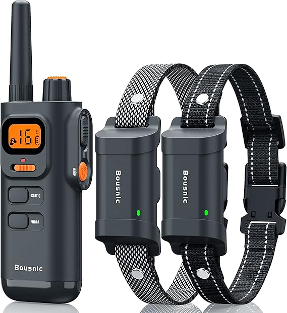 Bousnic Dog Training Collar with Remote 4000ft Waterproof Dog Shock