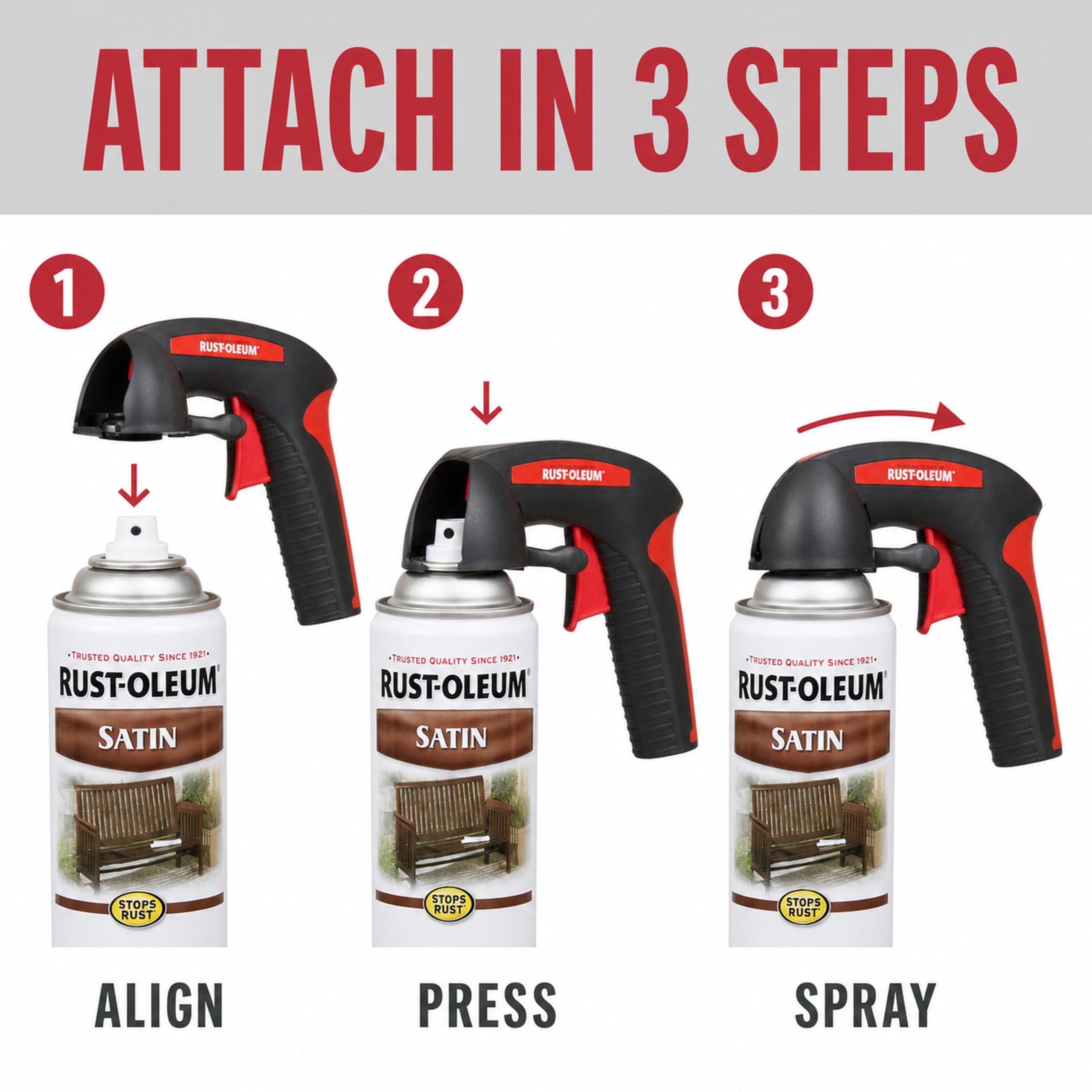Rust-Oleum Comfort Grip Spray Paint Handle -5