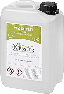 Brennerei Kessler Weingeist Primasprit Ethanol 96,4% - 3000ml