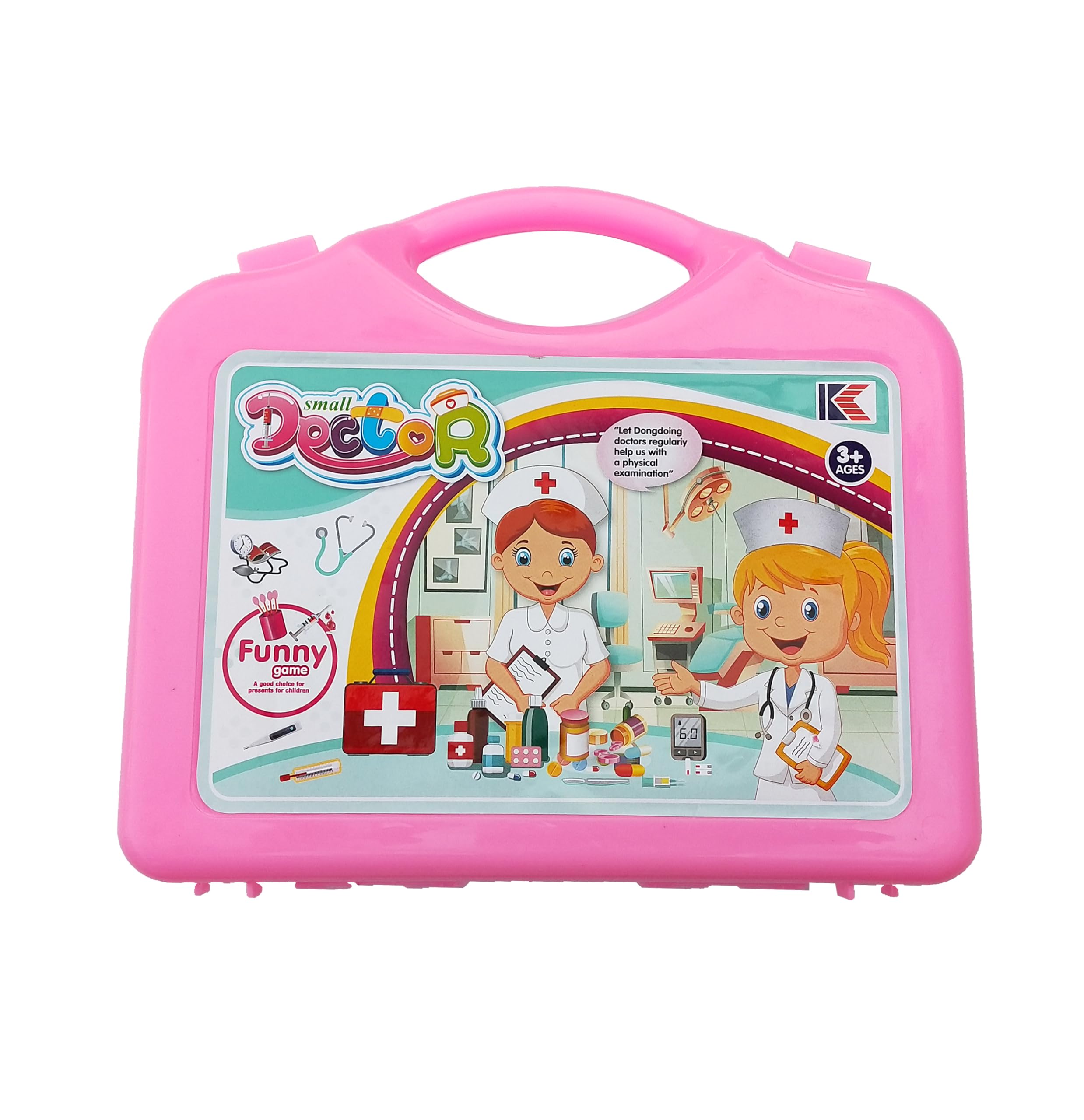 LOGRO Doctor Play Set with Foldable Suitcase, Doctor Set Toy Game Kit, Compact Medical Accessories Toy Set, Doctor Kit Toy for Kids, Multicolor (B08H5R4X8X) Amazon Price History, Amazon Price Tracker