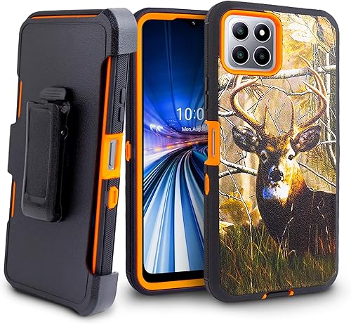 Miniatura 1 de Compatible con Celero 5G Plus 2023 de 7.0 pulgadas (solo versión Plus), funda con protector de pantalla integrado, clip giratorio para cinturón,