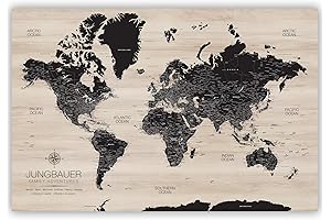Holy Cow Canvas Personalized World Map Cork Board