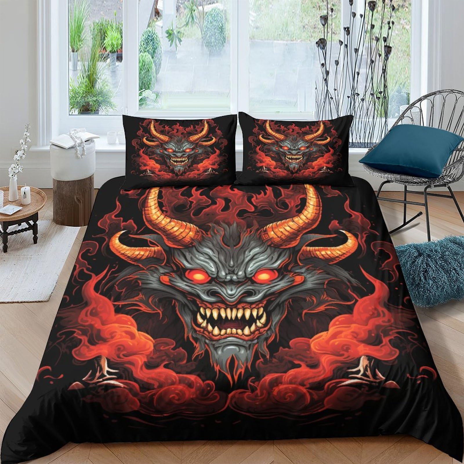 Hazbin Hotel Housse De Couette 3 Pièces En Microfibre Fermeture Éclair
