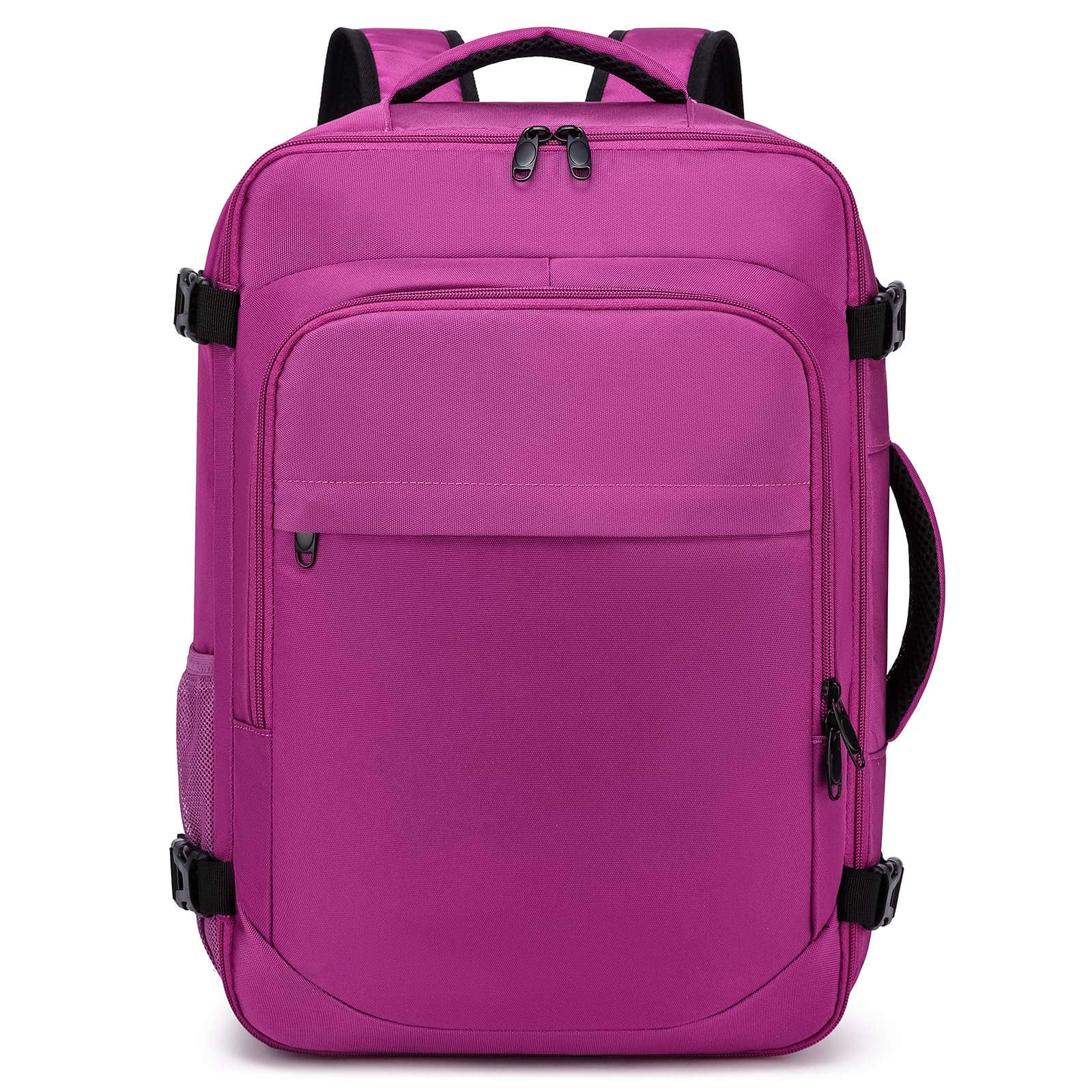 Handgepäck Rucksack Handgepäck Rucksack für Flugzeug Klein Reiserucksack Unter Sitz Handgepäck Tasche für Weekender Kurze Tirp für Herren und Damen,Schwarz