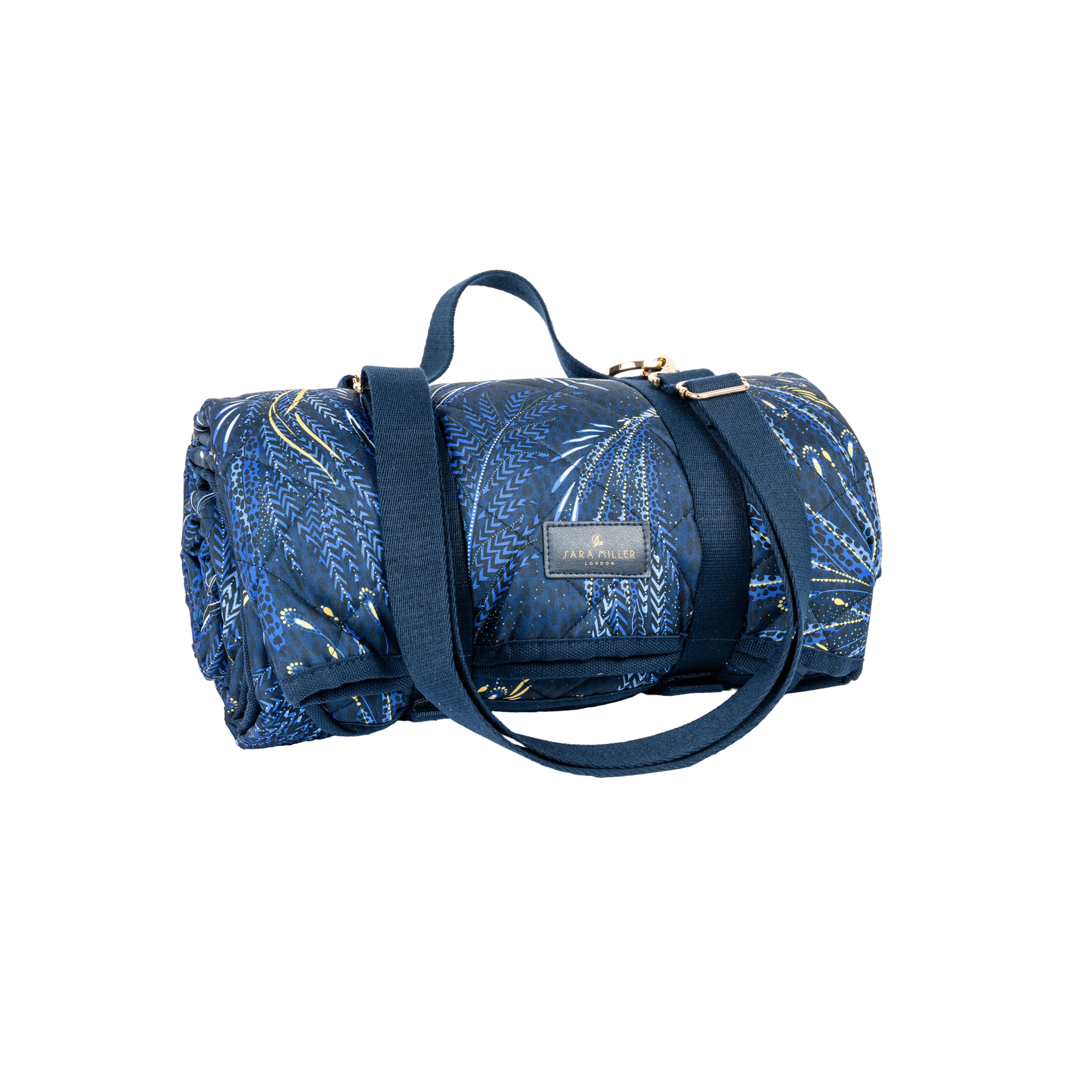 Sara Miller XL Picnic Blanket Navy RPET (Size: 200 x 140)
