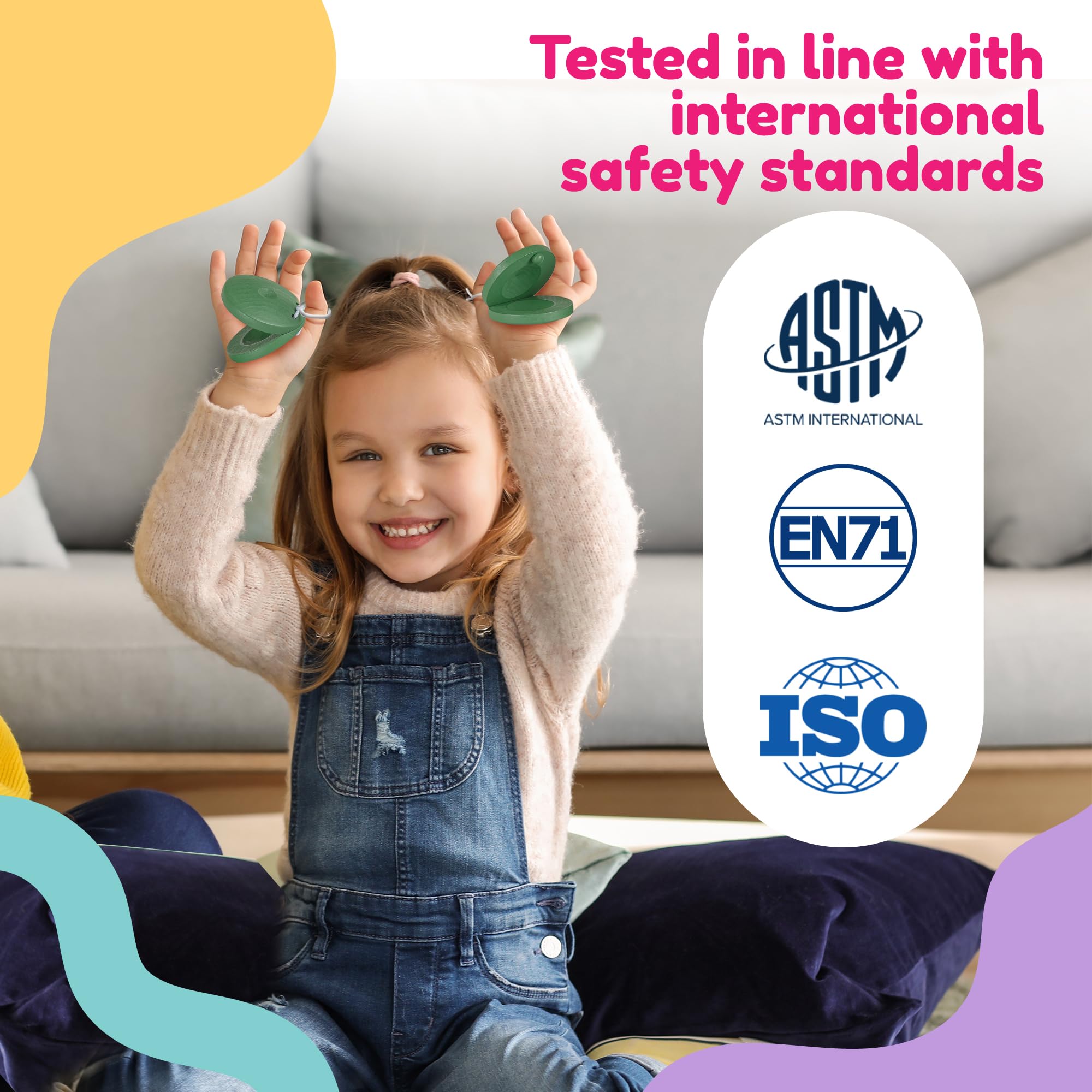 Stoie's Kids Musical Instruments Set – Wooden Percussion Instruments for Toddlers, Xylophone, Tambourine, Maracas, Music Toys for Toddlers, Preschool Musical Instruments