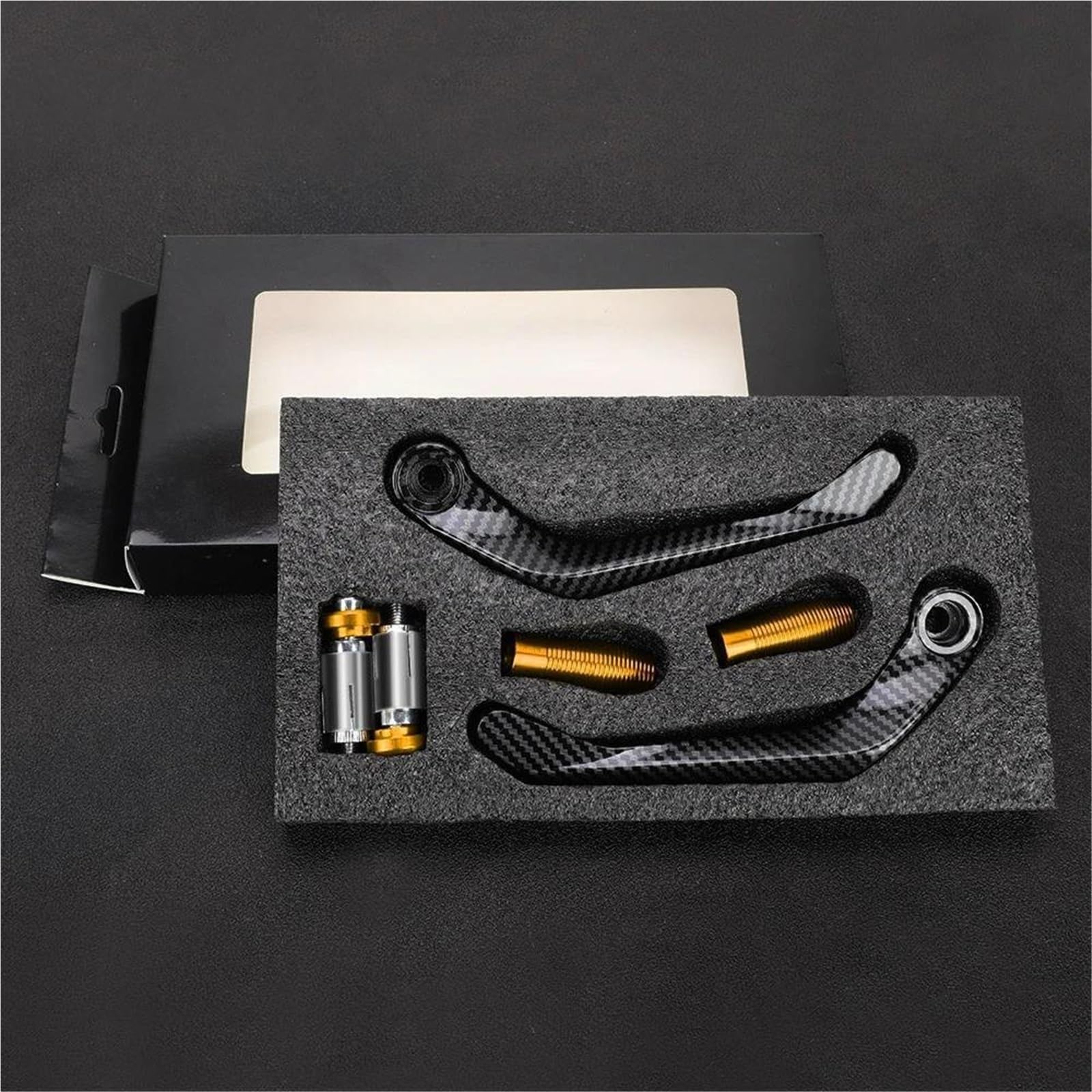 Zapora Gold B Controls Parts Motorcycle Handlebar Brake Clutch Lever Handguard Protector Accessories For Kawasaki Z1000 Sx Z1000sx 2011-2017(Gold B)