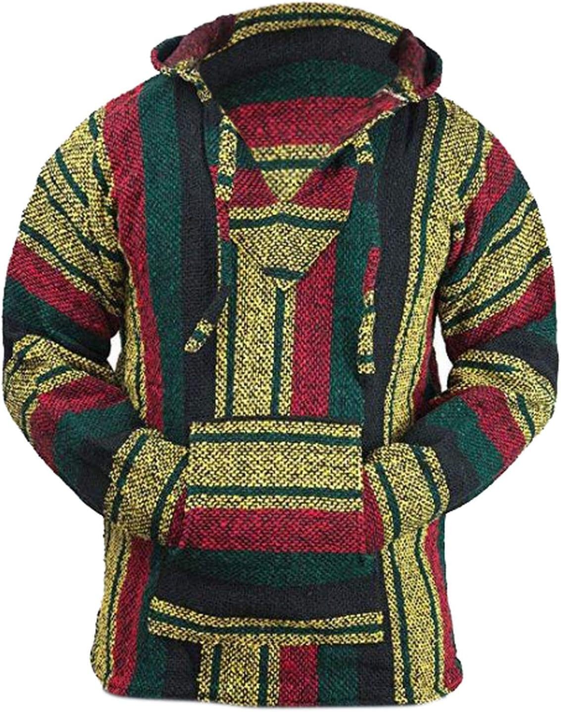 Classic Mexican Baja Hoodie Sweater Pullover