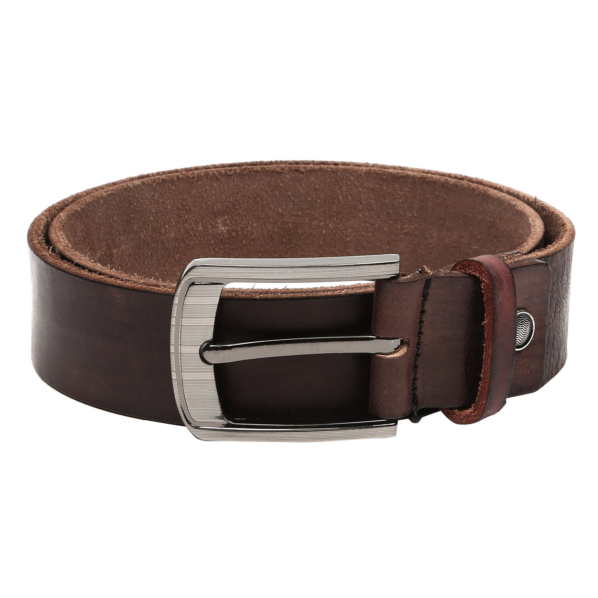 wildhorn Mens Brown Genuine Leather Belt 34-picture-4