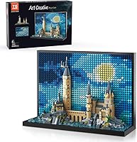 TGBLOCKS Micro Brick Magic Castle Building Set: 2565 PCS 2-in-1 3D Wall Art & Freestanding Decor for Teens Adults Ages 8+