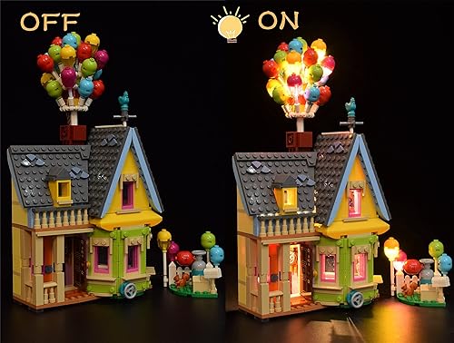 Miniatura 6 de Kit de iluminación LED diseñado para Lego 43217 'Up' House Building Set, no incluye modelo (versión clásica)