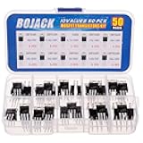 10 Values 50 Pcs IRFZ44N IRF510N IRF530N IRF540N IRF640N IRF740 IRF840 IRF3205 IRF9540 IRF Series transistors MOSFET Assortment Kit