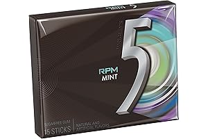 RPM Mint Sugarfree Gum 525ph: Breath Freshening Treat
