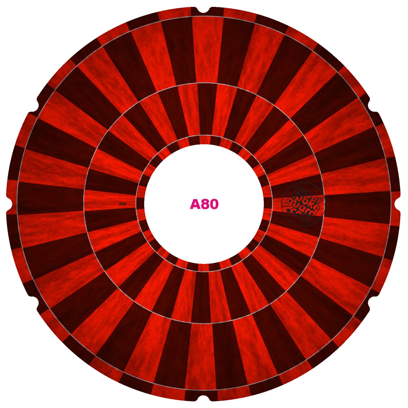 24'' Protectores de radios para sillas de ruedas A-080 (par)