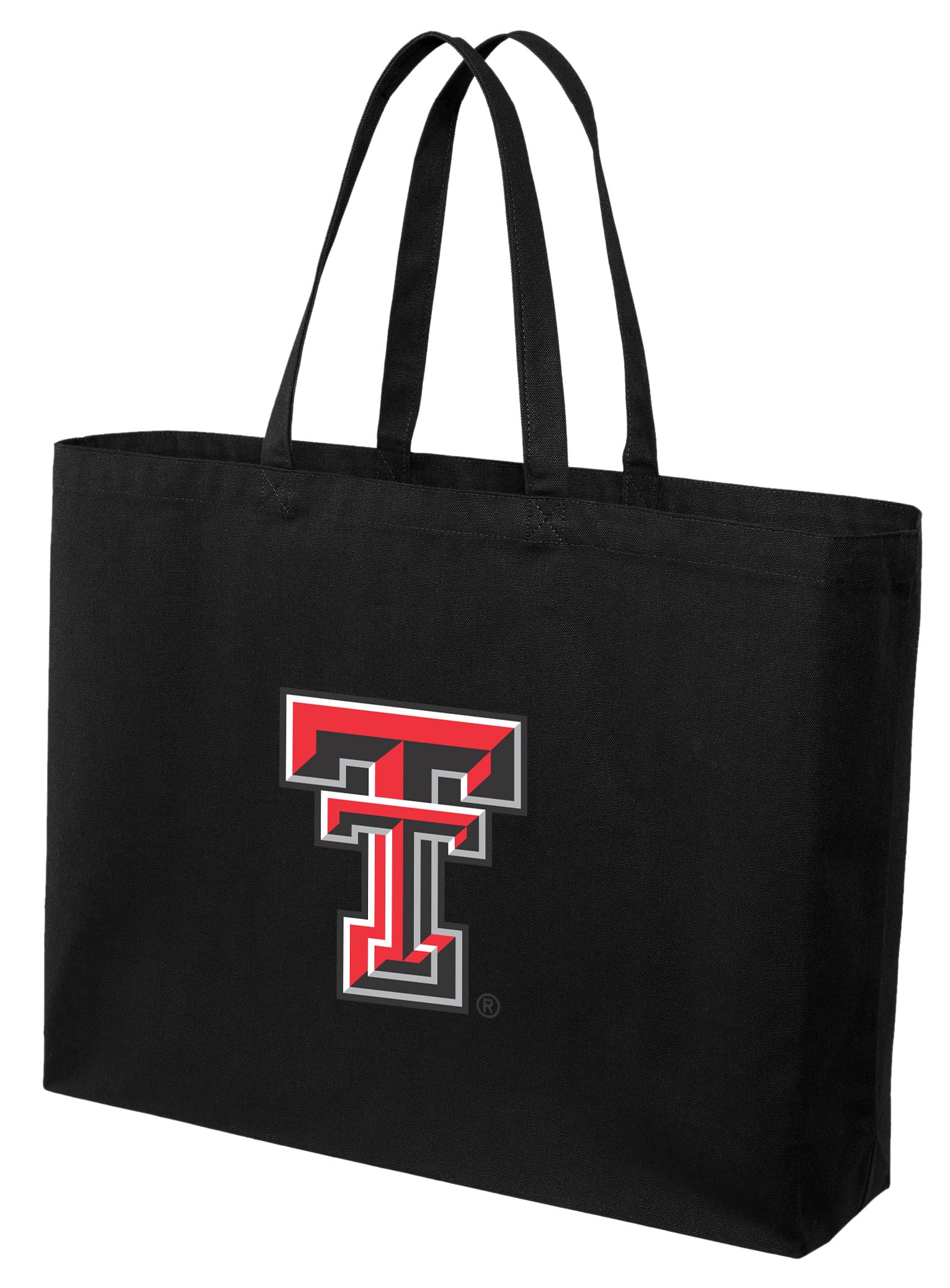 Broad Bay JUMBO Texas Tech Red Raiders Tote Bag or Large Canvas Texas Tech Shopping Bag