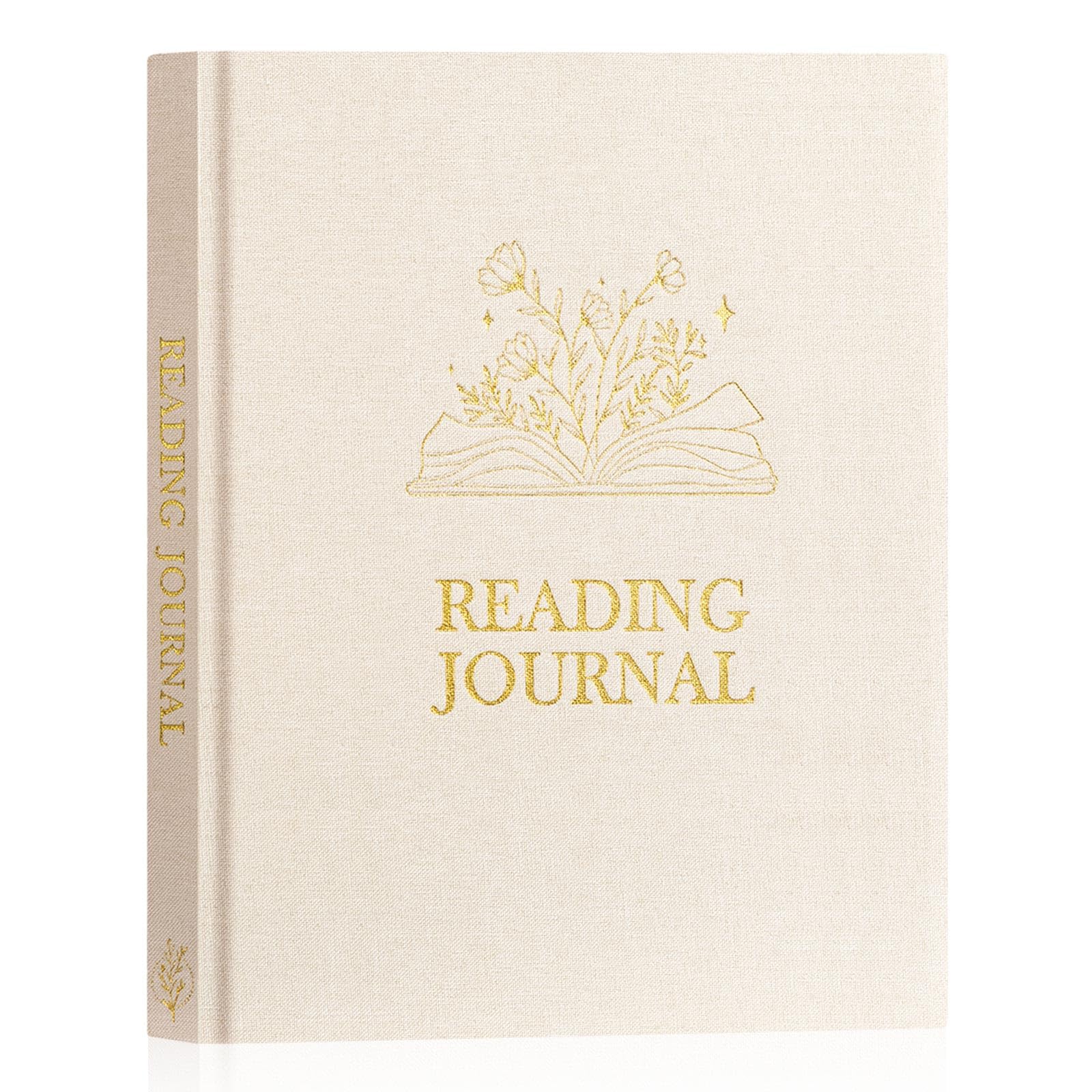 Lanpn Reading Book Journal for Book Lovers Readers 158 Pages Linen Hardcover Books Tracker Diary with 52 Reviews