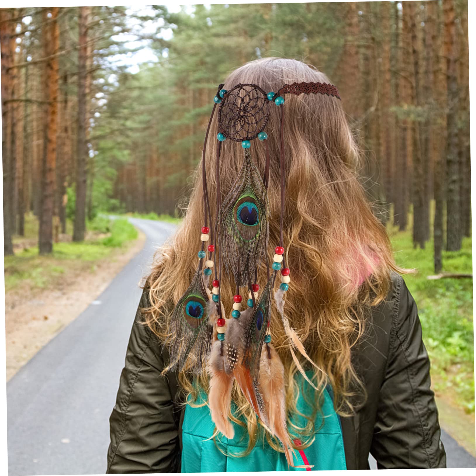 FRCOLOR 3 Diademas Elegantes Para Mujer Estilo Bohemio Estrechas Con Borlas Hechas A Mano Para Cumpleaños De Niñas.