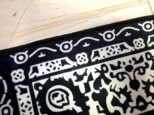 Miniatura 6 de Alfombra de hierba húmeda, hierba húmeda, alfombra antideslizante, alfombra base de algodón, regalo para, alfombra personalizada, alfombra de