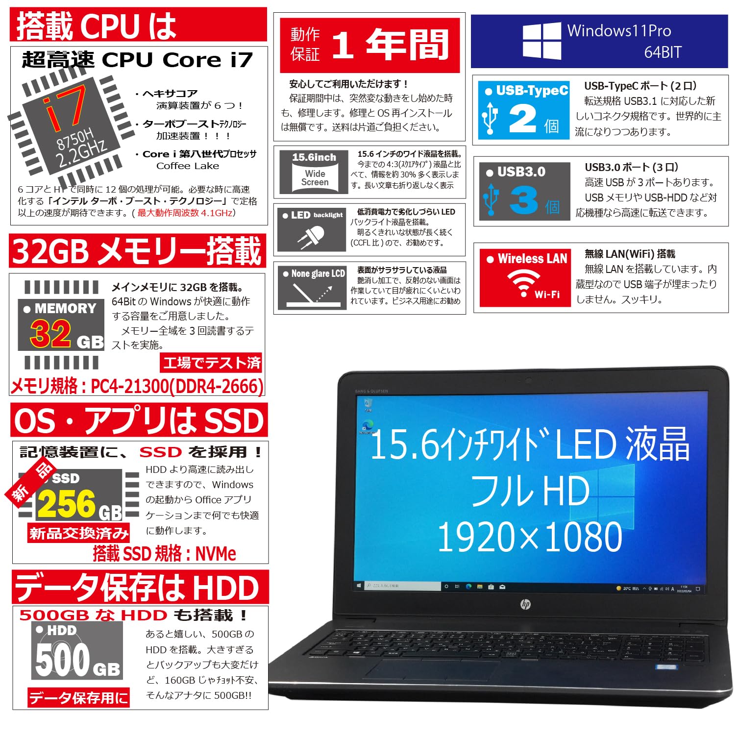 Amazon.co.jp: 中古パソコン HP Zbook 15 G5 Mobile WorkStation