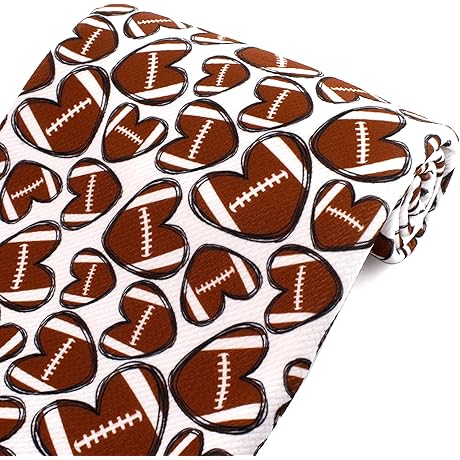 Vibrant Football Hearts Liverpool Fabric: An Arsenal for Bow-making