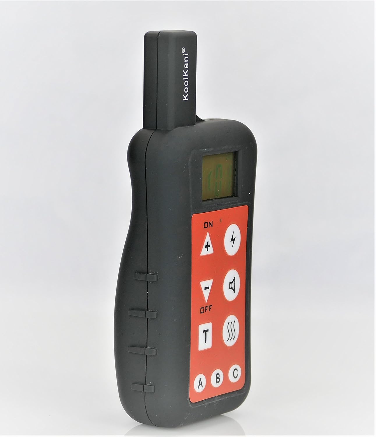 Close-up view of the KoolKani KK9000 remote controller buttons