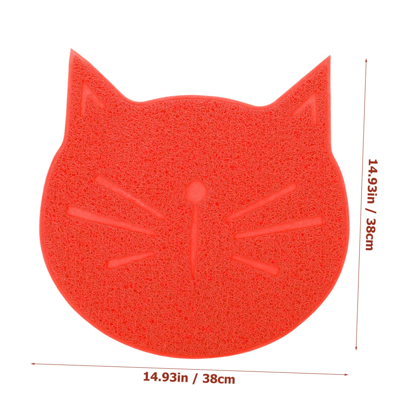 Toddmomy Nonslip Cat Feeding Mat Pet Food Mat for Dogs and Cats Easy to Clean Non Skid Design Keeps Floors Neat and Tidy for Indoor Use