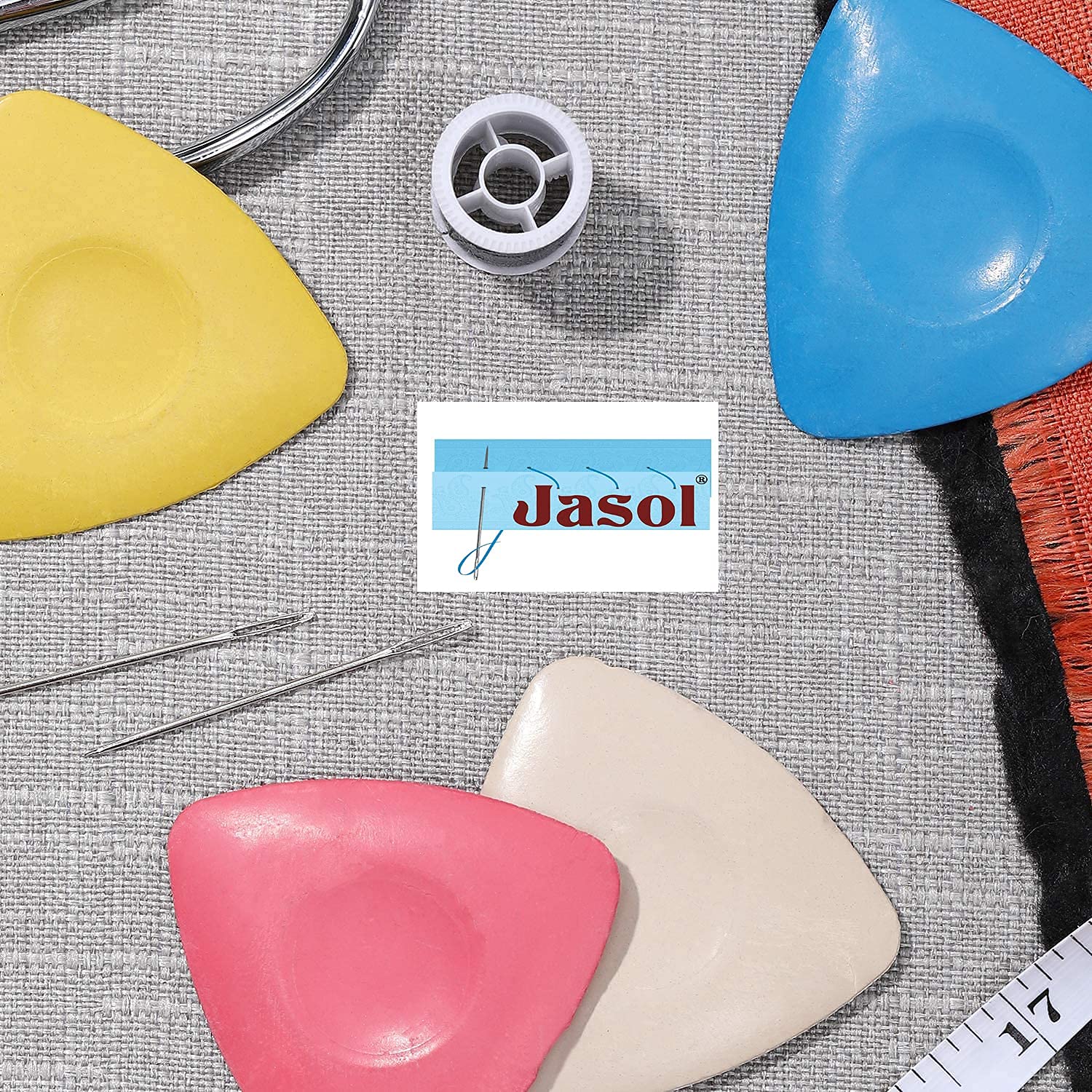 Gessetti Da Sartoria Triangolari - 10 Pezzi Per Marcare Tessuti, Multicolore - Foto 8