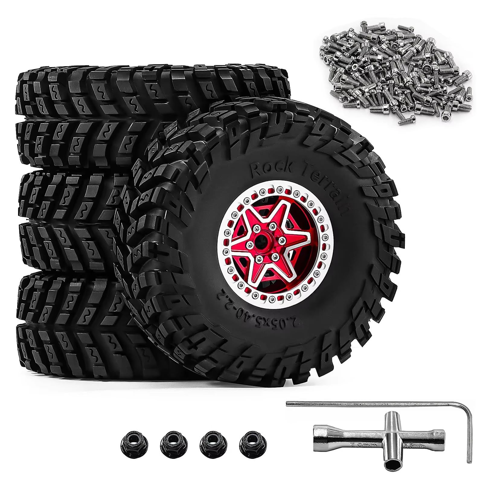 Pneumatico Ruote Beadlock Per Traxxas Per TRX4 Per TRX6 1/10 Accessori