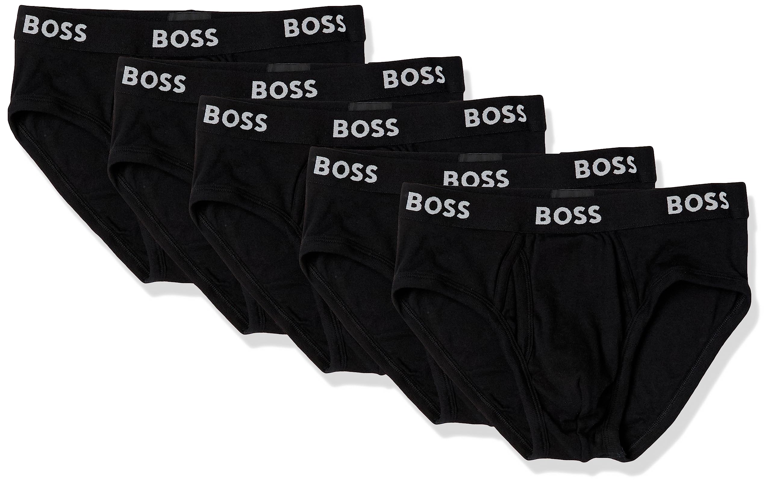 BOSSMen's 5-Pack Regular Rise Authentic Briefs