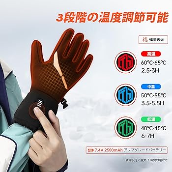 【数量限定】ThxToms 電熱手袋 ヒーター あったか手袋 充電式バッテリー加 Amazon.co.jp: ThxToms 電熱グローブ ヒーター手袋 防寒手袋