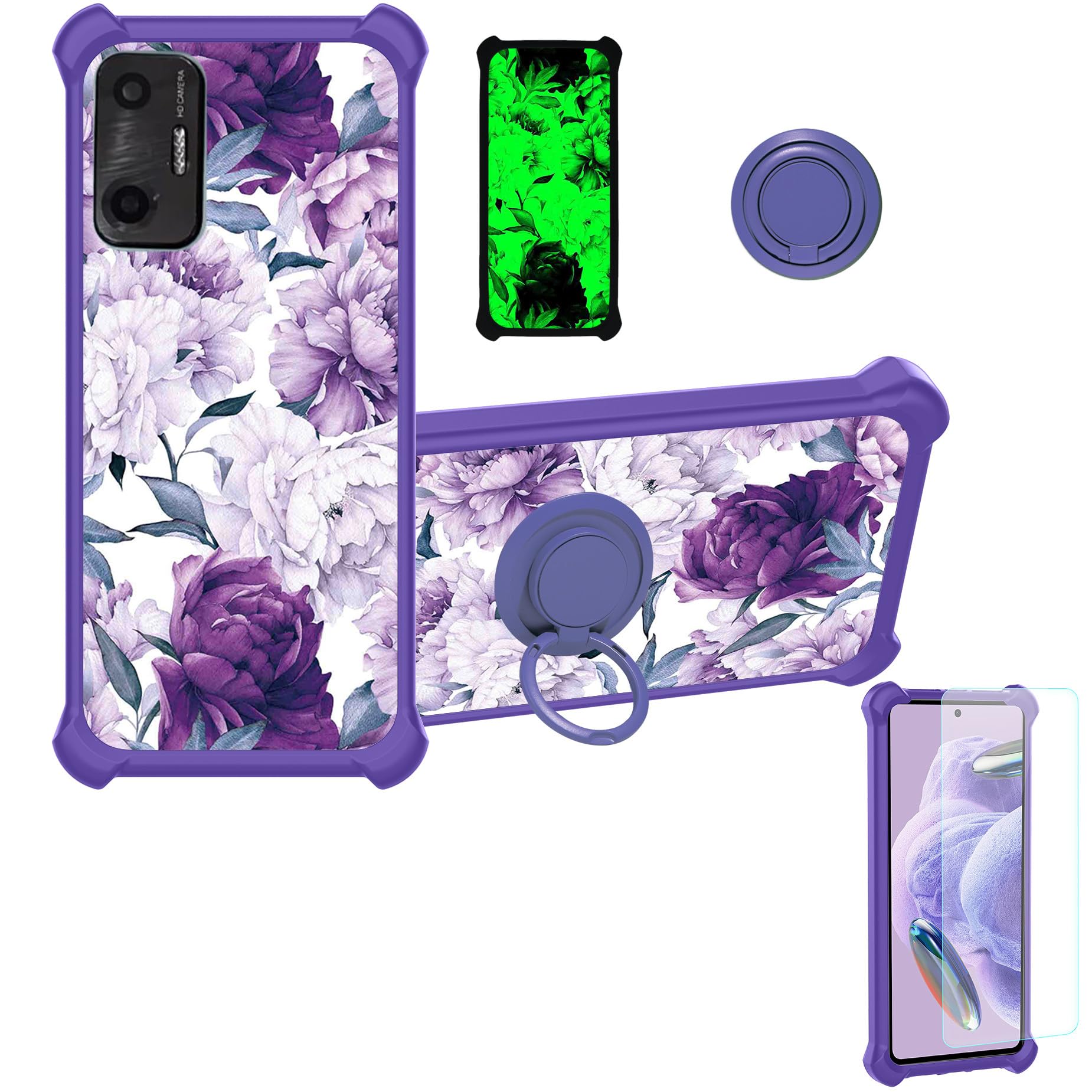 Amazon.com: jioeuinly Vortex ZG65 Case Compatible with Vortex ZG65 Phone  Case Cover [with Tempered Glass Screen Protector][Ring Support][Luminous  Effect] YGZ-ZSH : Cell Phones & Accessories