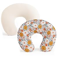 Vista 12 de Konssy Paquete de 2 Fundas para Almohada de Lactancia, Funda de Lactancia Elástica y Suave para Amamantar, Funda de Almohada para Bebés Niñas Niños