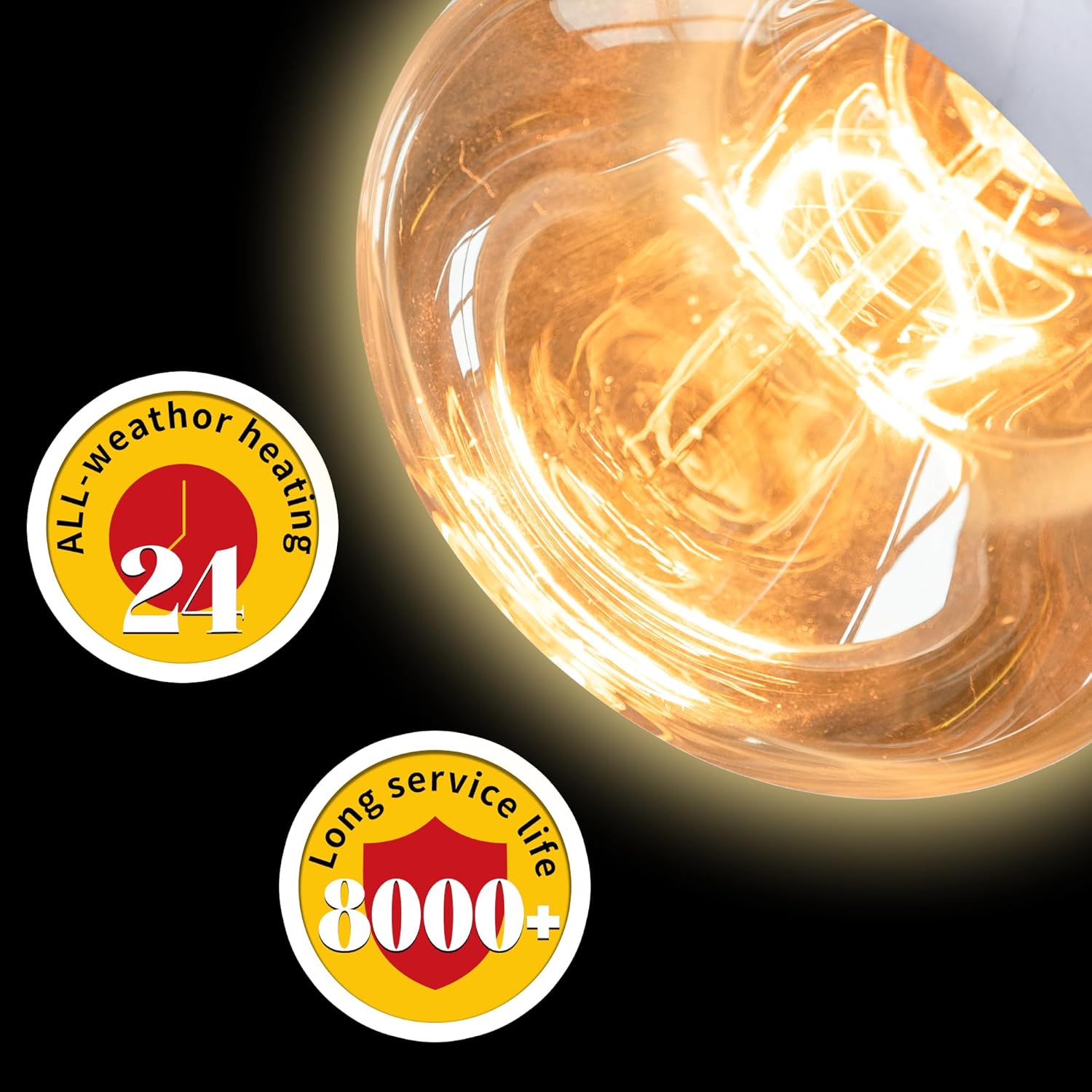 250 Watt Heat Lamp Bulbs, Clear Incandescent Heating Kuwait Ubuy