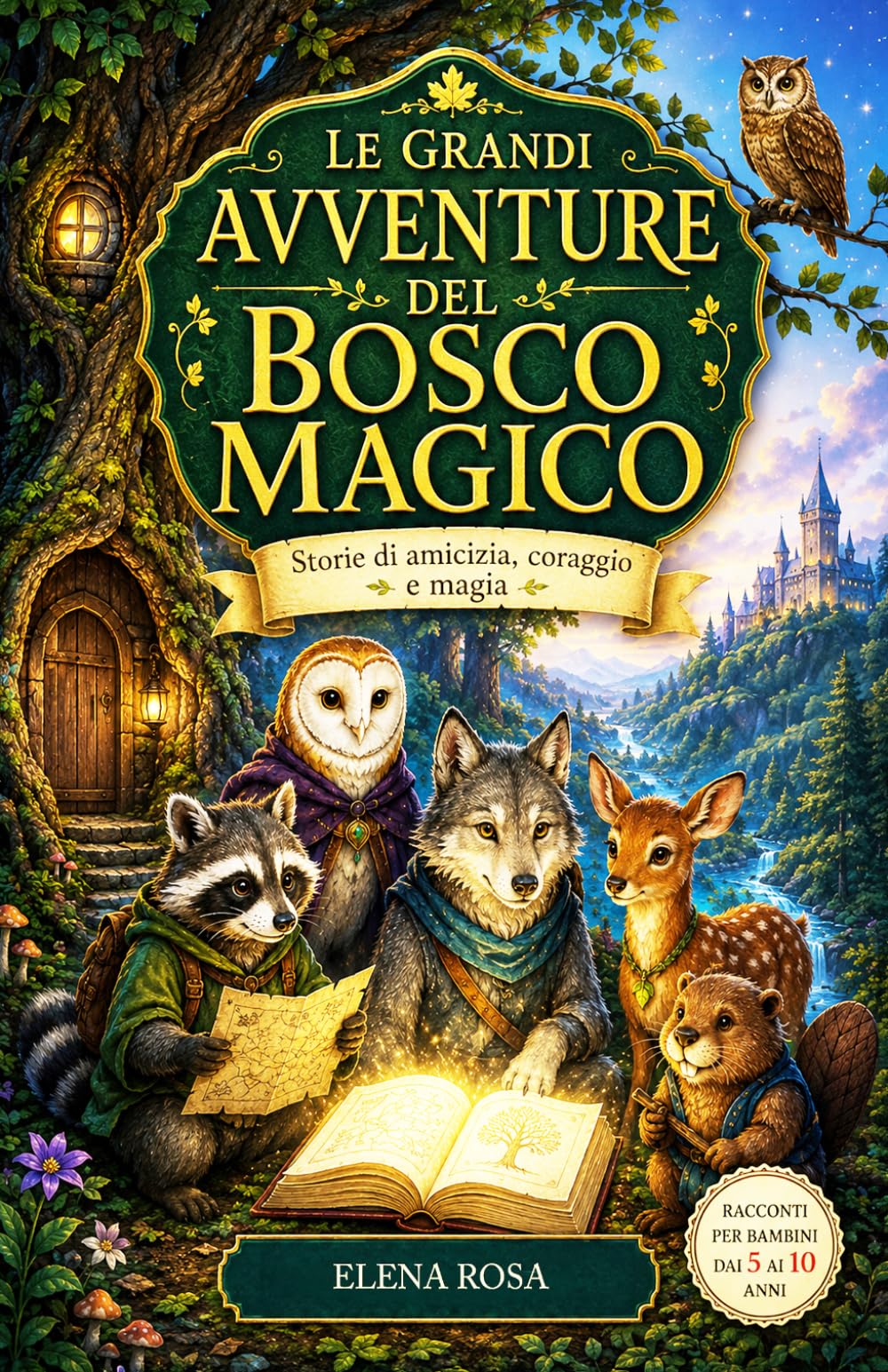 LE GRANDI AVVENTURE DEL BOSCO MAGICO: Storie di amicizia coraggio e magia - Favole per bambini dai 5 ai 10 anni