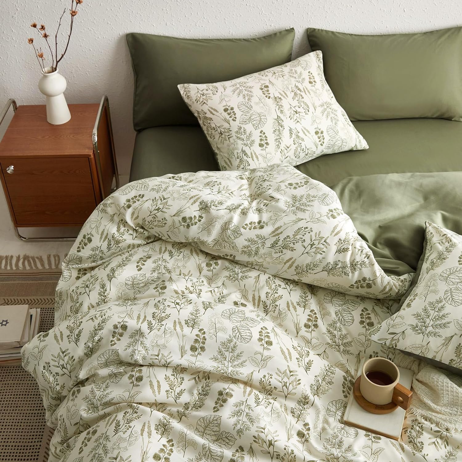 Housse De Couette 220x240 Fleur Rose, Microfibre 3D Imprimée Fleur Rose