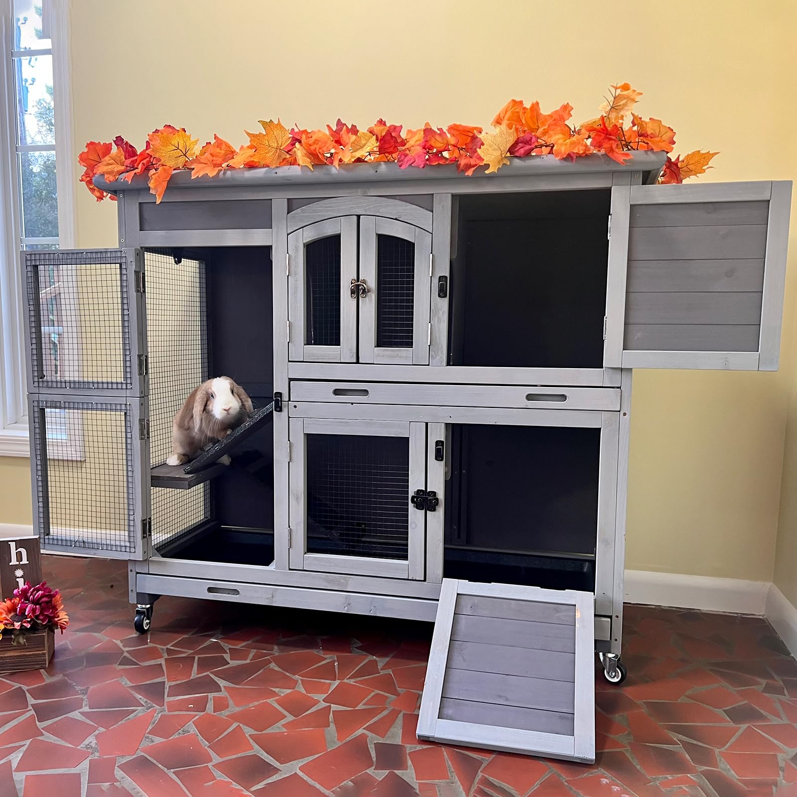 Perfect Rabbit Hutch gutinneen rabbit hutch indoor outdoor bunny house