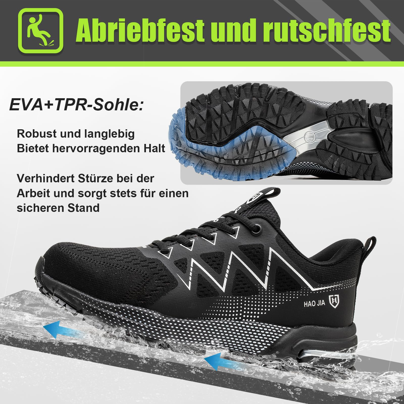 Scarpe Antinfortunistiche Uomo Donna Traspiranti Scarpe di Sicurezza Comodo Scarpe da Lavoro con Punta in Acciaio Scarpe Antiscivolo Lavoro Sportive Scarpe da Ginnastica Leggere