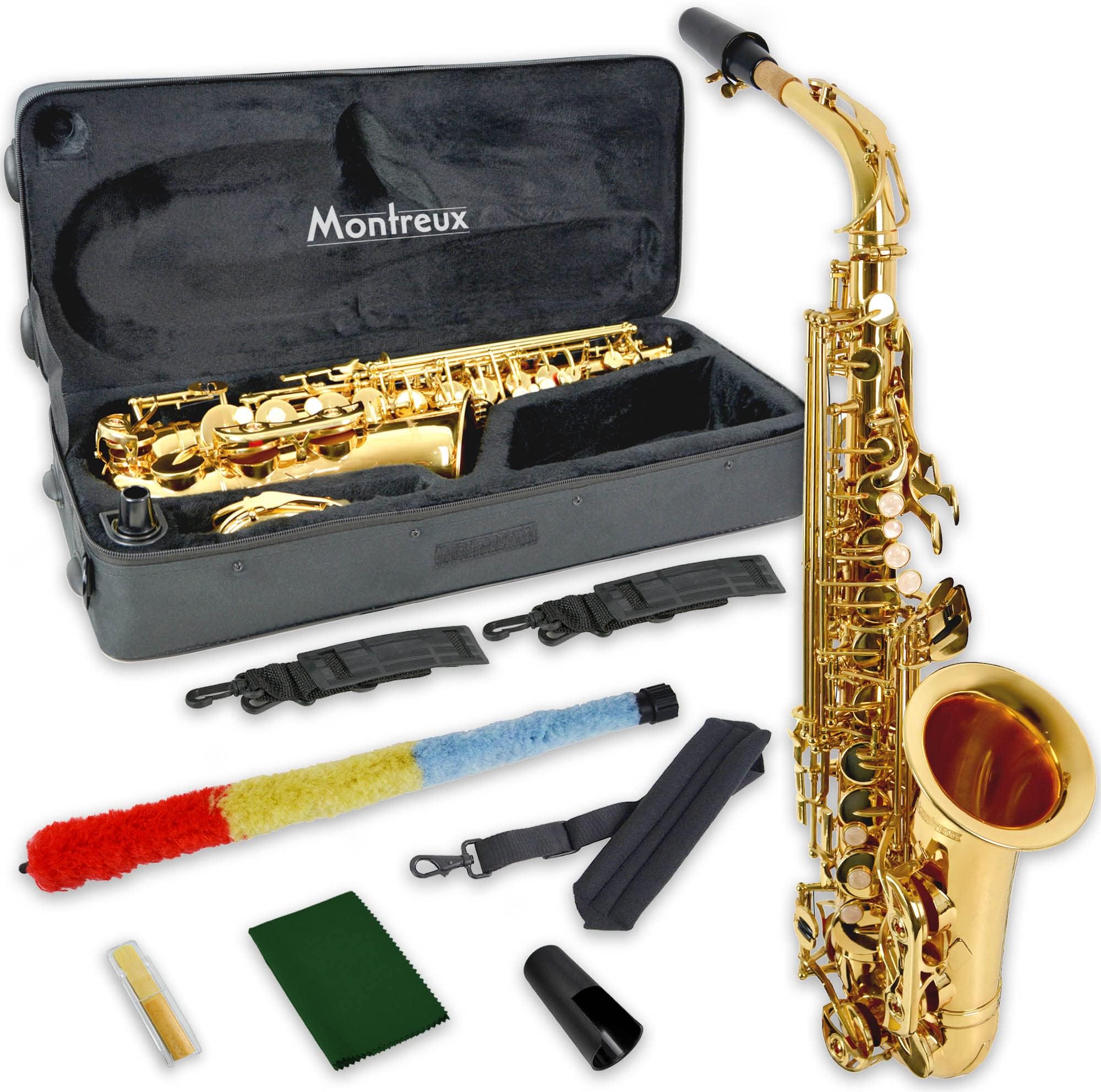 Montreux Student Eb Alto Saxophone for Beginners with Lightweight