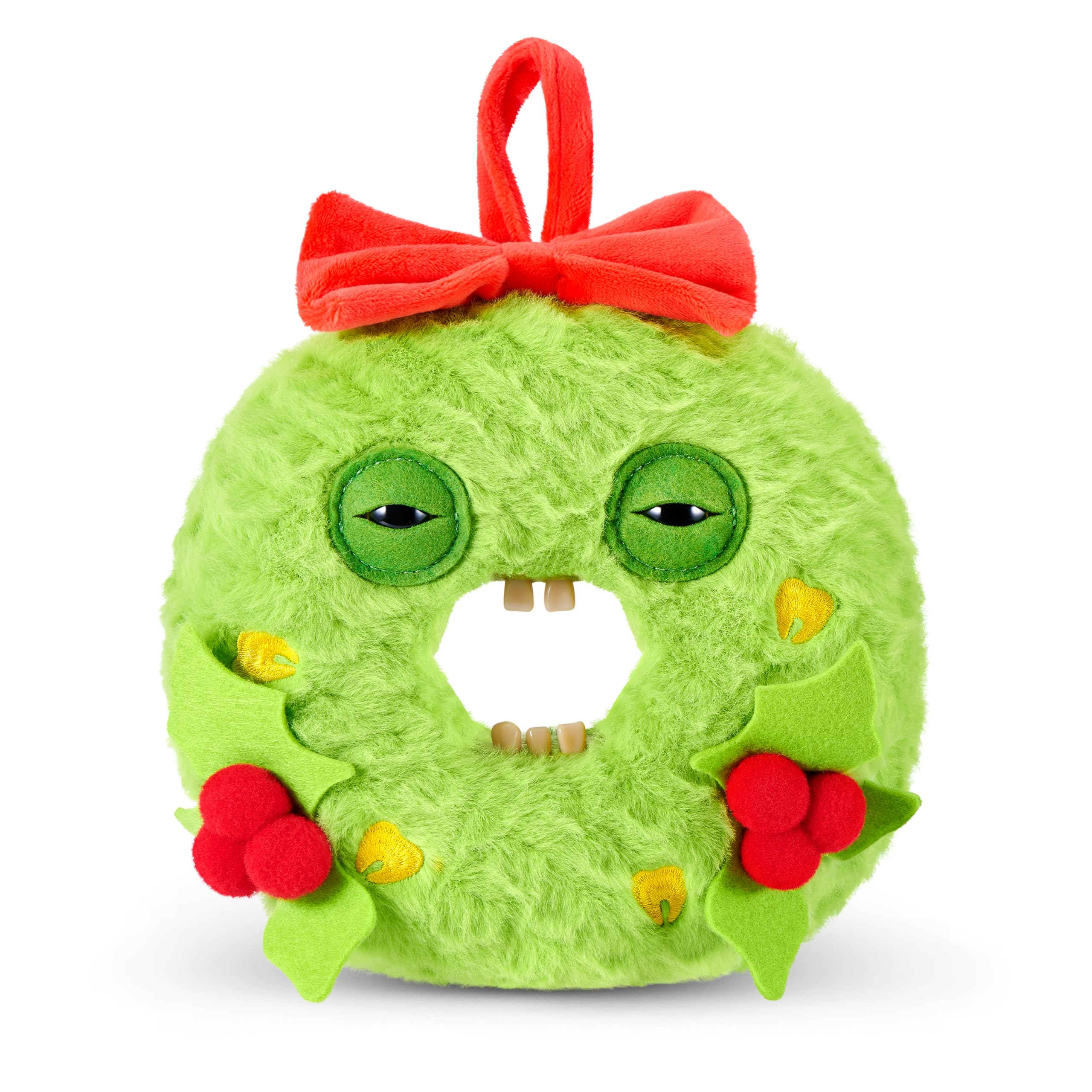 Fuggler Festive Fuggs 9 Inch Series 2 Plush Collectible Toy (Keith Wreathington) by ZURU Featuring Funny Ugly Monster Designs with Holiday Style Details, Perfect for Fans, Collectors, and Gifting