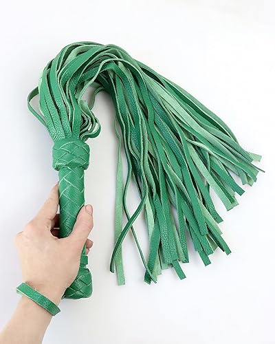 Miniatura 24 de Látigo de caballo suave hecho a mano, herramientas de cuero genuino de 19.7 y 27.6 pulgadas, esencial para entrenamiento y equitación ecuestre