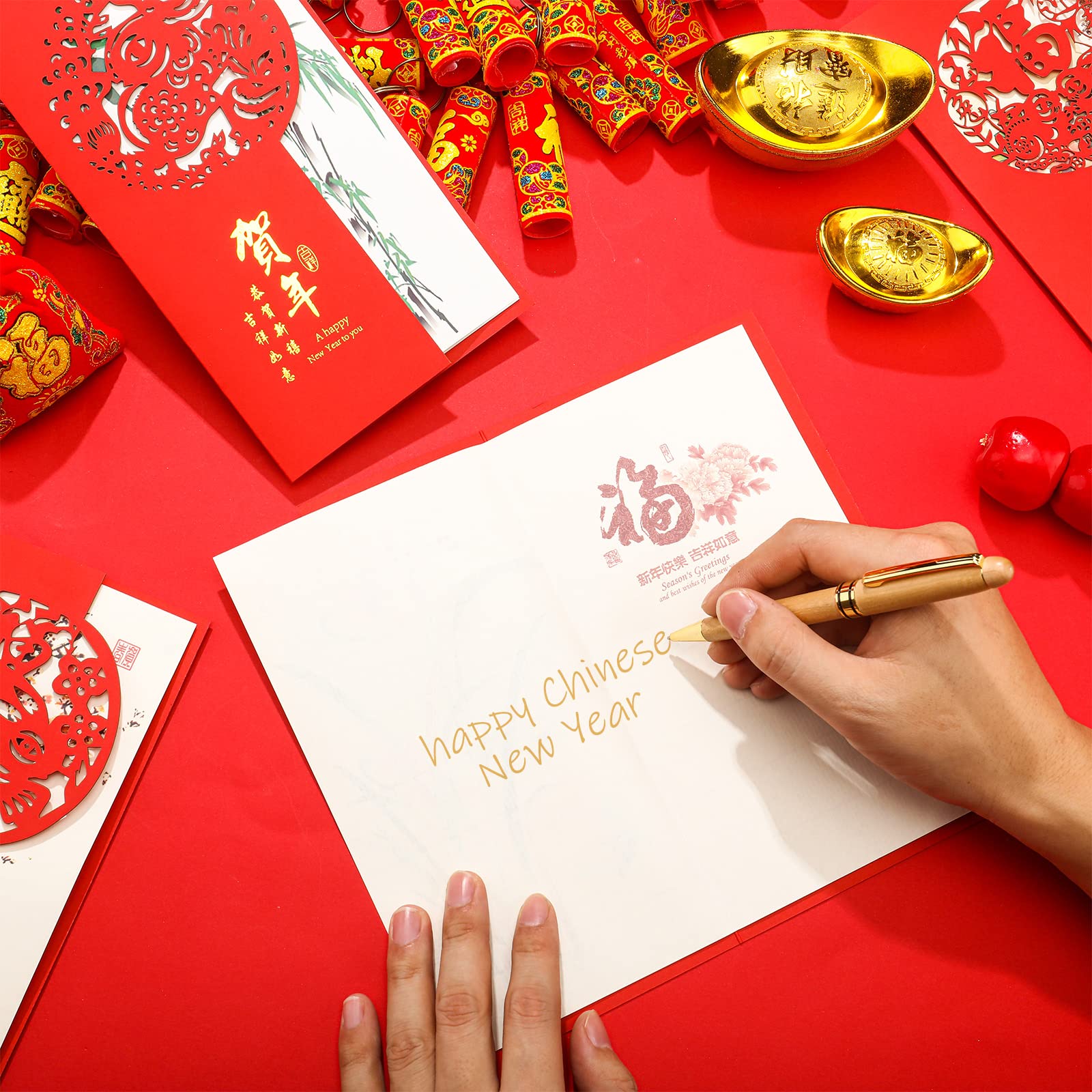 Sets Chinese New Year Cards With Envelopes For Year Desertcart