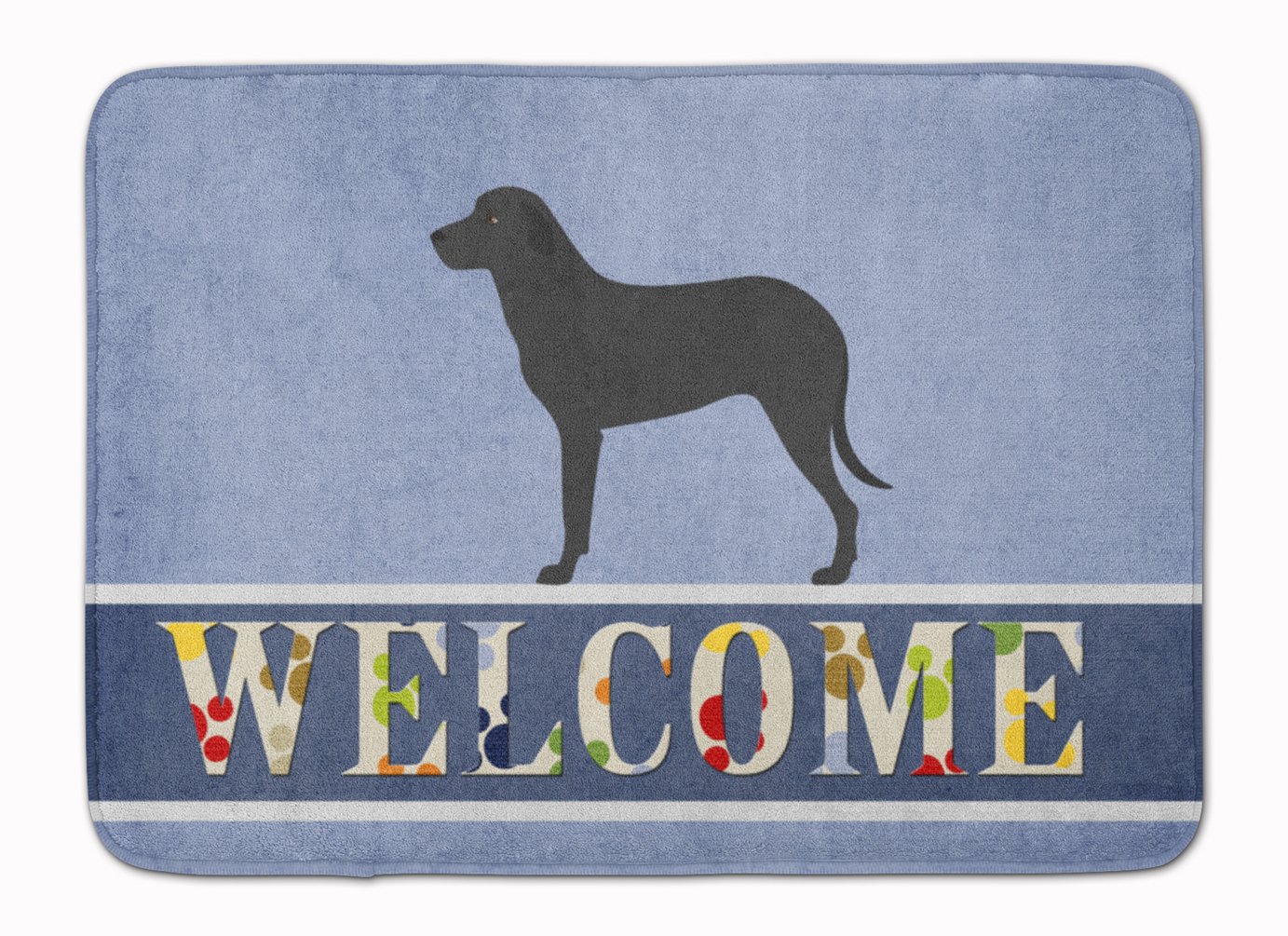 Caroline's Treasures Majorca Shepherd Dog Floor Mat, 19" x 27", Multicolor