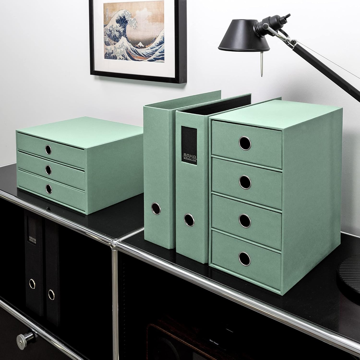 S.O.H.O. 1317452659 A4 Lever Arch File with Index Aperture - Mint