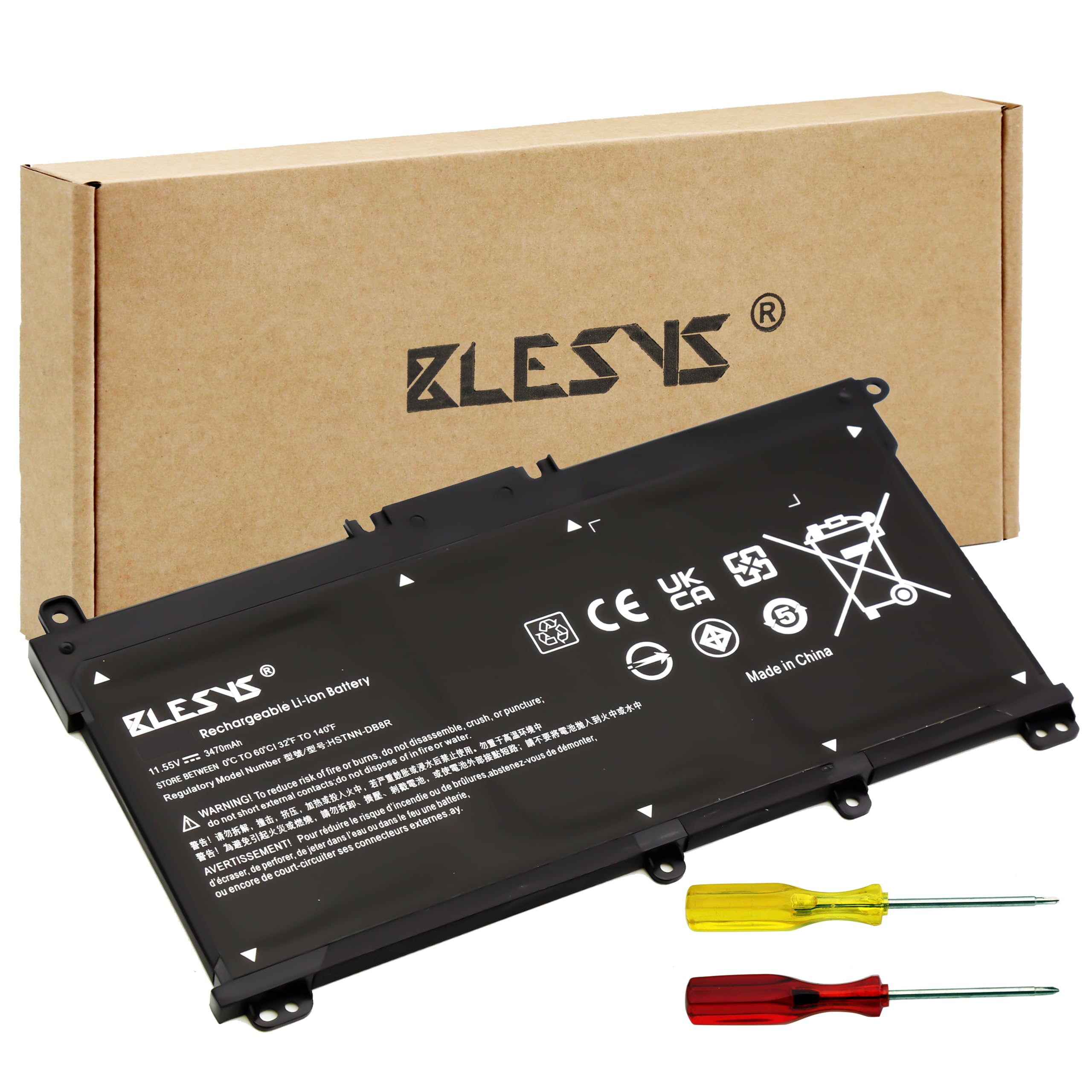 BLESYS Batteria per HP Laptop 15-dw2000nl 15-dw0105nl 15-dw3004nl 15-dw0015nl 15-dw2006nl 15-dw0111nl 15-dw2023nl 15-dw2021nl 15-dw0039nl 15-dw1038nl 15-dw0125nl 15-dw0113nl 15-dw0106nl 15-dw1040nl