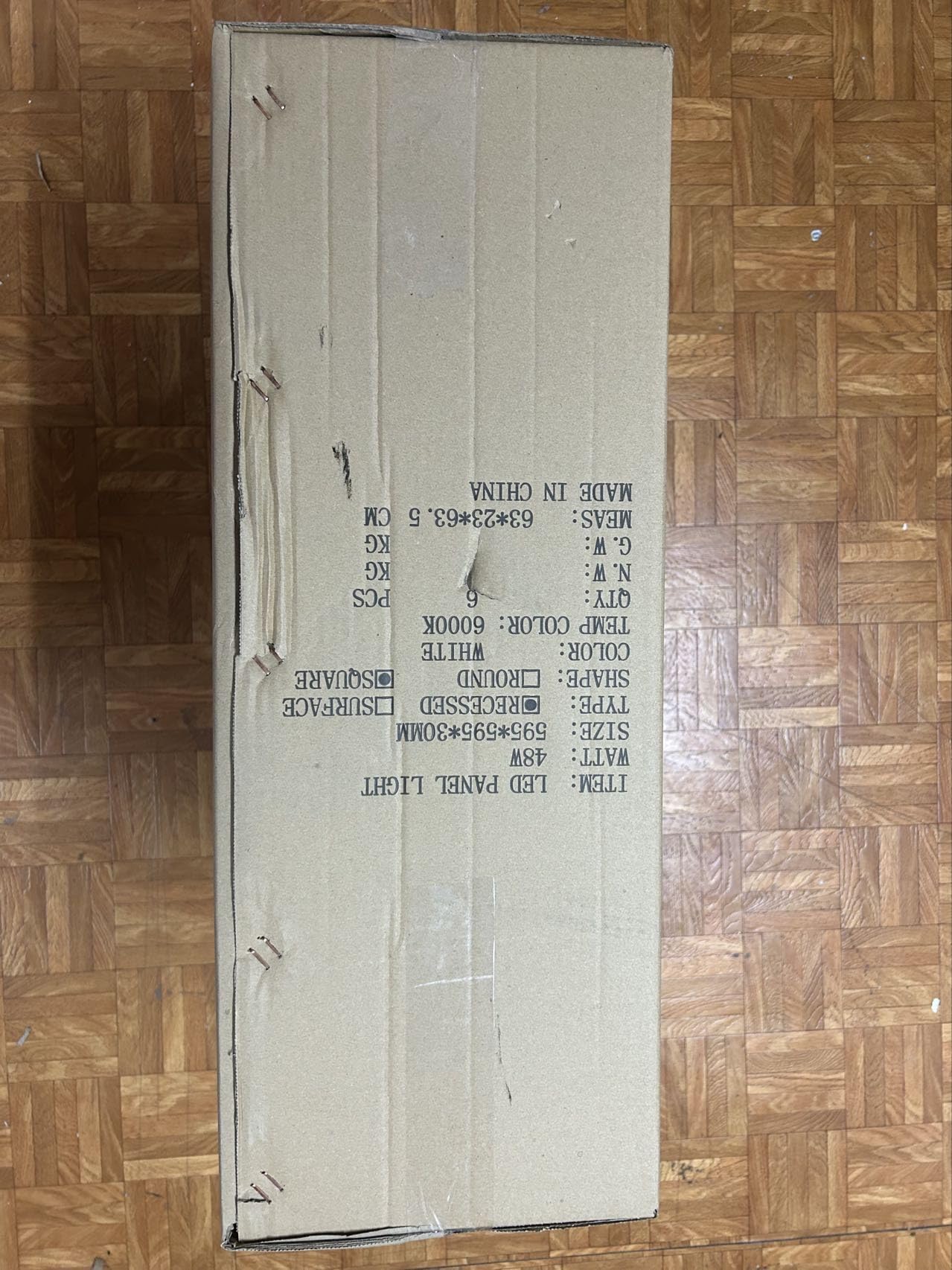 MUNDDY® - Pack de 11 Panel LED 60 x 60 cm, 50W, 6500 lumenes Reales certificados. Blanco Frio 6500K, 595 x 595 x 33 mm,Driver Incluido Envio Urgente Desde Madrid